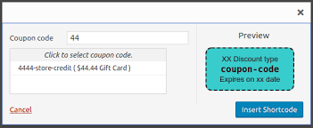 Maybe you would like to learn more about one of these? How To Auto Generate Coupons Using Shortcode Woocommerce Docs