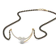 Nakshatra Diamond Mangalsutra Pendant In 14k White Gold Mangalsutra Hathkaam 20 rhodium plated american diamond mangalsutra for women bollywood wedding style traditional pendant earring necklace set in black crystal beaded chain for bride wedding anniversary diwali. inr
