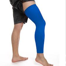 Fittoo 1pcs Compression Leg Sleeves For Men Women Full Length Stretch Long Sleeve With Knee Support Non Slip Inner Bands