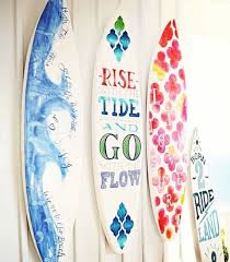 Living The Beach Life Beach Themed Bedroom Surf Room Surfboard Art