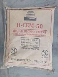 High technical properties of aluminate cements are provided by the minerals of calcium. High Alumina Cement