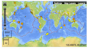 Blue, < 1 day, yellow, < 1 week). Mapping Fault Lines In Earthquake Maps Musings On Maps
