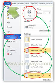 Cara Print File Ms Word Menjadi 2 4 6 8 Atau 16 Halaman Per Lembar Kertas Cara Aimyaya Cara Semua Cara