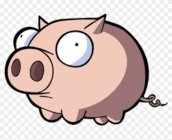 Pig By Blasterchaos - Pig From Invader Zim - Free Transparent PNG Clipart  Images Download