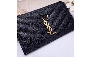 Pros, cons and if it's worth it!?♥ thank you guys so much for watching, i appreciate you all! Ysl 607915 Saint Laurent Monogram Fragments Zippered Card Case In Black Grain De Poudre Embossed Leather With Gold Ysl Unrb Ru Replica Hermes Celine Loewe Prada Bags