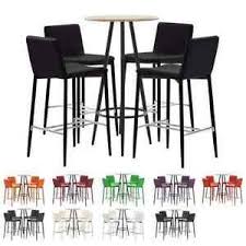 Moderne stehtische für die gastronomie oder ihr zuhause für jeden anlass! Vidaxl Bar Set Kunstleder Bar Stuhl Hocker Bartisch Stehtisch Mehrere Auswahl Ebay
