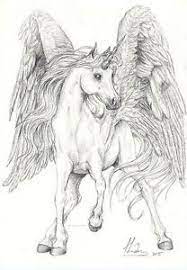 How to draw a unicorn. Pegasus Unicorn Fantasy Equine Drawing Original Art By Tanya London Pegasus Drawing Pegasus Art Unicorn Drawing