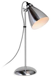 This desk lamp features a painted metal base and shade, flexible hose neck, and on/off switch located on the base for your convenience. Classic Simple Table Lamp Hector Casa Lumi