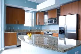 new modern kitchen interior with island
