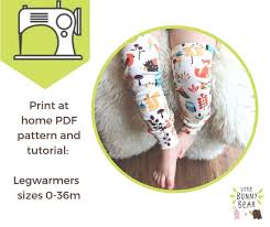 Diy baby legwarmers ~ upcycle pairs of socks into fashionable leg warmers for your baby! Instant Download Pdf Sewing Pattern Diy Baby Leg Warmers Etsy