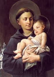 St Anthony Of Padua With The Child Jesus Catholic Prayers St Anthony Prayer Catholic Saints