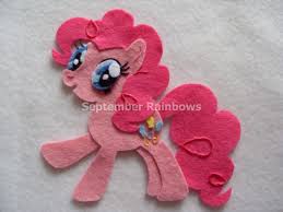 My Little Pony Felt Patch Litl Poni Kuda Dan Mainan Anak