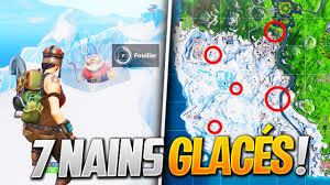 Trouver Des Nains De Jardin Glaces Sur Fortnite Defis Semaine 6 Saison 7 Youtube
