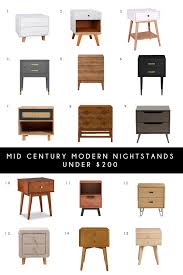 Mid century modern nightstands can be bought from a number of select stores and furniture vendors. Mid Century Modern Nightstands Under 200 Brepurposed