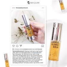 Nah, itu dia cara membedakan produk ms glow asli dan palsu. Ms Glow Serum Luminous Serum Wajah Glowing Lazada Indonesia