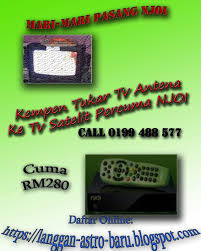 Cara Topup Astro Njoi Package