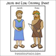 Coloring pages are fun for children of all 2) click on the coloring page image in the bottom half of the screen to make that frame active. Jacob And Esau Bible Crafts For Kids