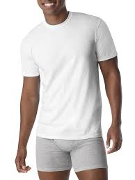 Hanes Hanes Mens Comfortsoft White Crewneck T Shirt Super Value 10 Pack Walmart Com Walmart Com
