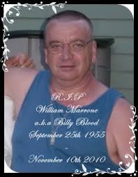 R.I.P William "Billy Blood" Marrone (@RIPBillyBlood) • Facebook