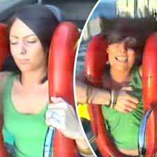 Ultimate slingshot the ride reactions pass outs and fails 2017 slingshot funny moments and fails, kids passing out 1 funny slingshot ride compilation, mom loses wig on slingshot ride d. Brunette Babe Grabs Her Own Boobs In Bid To Calm Down On Terrifying Slingshot Ride Daily Star