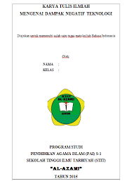 Check spelling or type a new query. Contoh Cover Karya Tulis Ilmiah Mosaicone