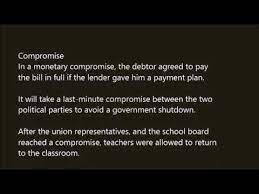 Compromise Word In Sentence With Pronunciation Youtube
