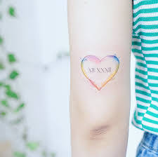 Anyway, it's also a good idea to have a black and white small heart tattoo and then later to color it if you want. Hello Tattoo Colorful Heart Artist Polamtattoo Facebook