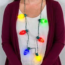Dollar Tree Christmas Light Bulb Necklaces 1 Each