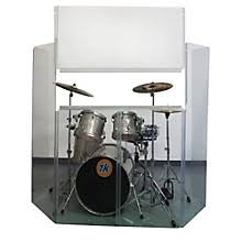 It reflects the sound to you as the drummer and the back of the stage. Drum Shields Guitar Center