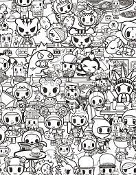 Complex coloring pages allow artistic teens and adults to express themselves and escape in a world of color. Tokidoki Coloring Pages All Coloring Pages Push