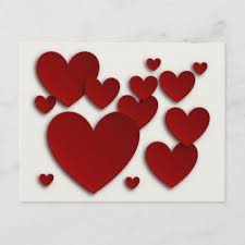 Score at 3 1/4″ and 6 1/2″ (or if it is easier, 3 1/4″ from each end) real red: Red Three Dimensional Hearts Valentine S Day Card Zazzle Com In 2021 Valentines Day Cards Diy Valentine Cards Handmade Valentine Cards To Make
