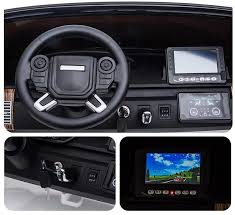 Black 2 Seats 4x4 Official Range Rover Complete Mp4 Edition Kids Vip