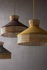 Velvet Rattan Pendant Ceiling Light Silver Grey Rockett St George Ceiling Pendant Lights Ceiling Lights Gold Ceiling Light