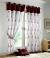 Burgundy And Cream Curtains