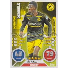 France forward ousmane dembele will miss the rest of euro 2020 after suffering a knee injury. Trading Cards Sport Trading Cards Match Attax Extra 16 17 2017 568 Auswartstrikot Ousmane Dembele