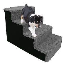 Precious Tails High Density Foam Sherpa 4 Steps Pet Stairs Bed Bath Beyond Dog Stairs Pet Stairs Dog Ramp