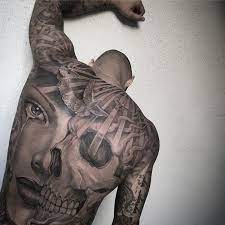 Skull Portrait Mens Full Back Piece Best Tattoo Design Ideas Cool Back Tattoos Back Piece Tattoo Back Tattoos For Guys