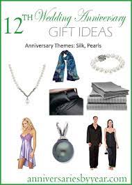 Check spelling or type a new query. 12th Wedding Anniversary Gift Ideas