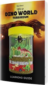 How to create a dinosaur garden. Great Science Kits Gardening Gifts For Children Light Up Dino World Terrarium Kit For Kids With Led Light On Lid Create Your Own Customized Mini Dinosaur Garden In A Jar That Glows At