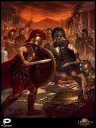 Illustration For The Sparta War Of Empires Apps Facebook Com Spartawarofe Hellip My Artstation Profile Ancient Sparta Ancient Warfare Greek Warrior