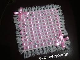 Ezo Meryouma Decoration Interieure مفرش النول بالصوف بدون غراء How To Make Loom Board Pom Pom Blanket Pom Pom Blanket Loom Board Pom Pom