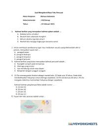 We did not find results for: Ejercicio De Identifikasi Teks Persuasi
