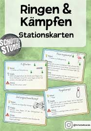 Stationskarten Ringen Und Kampfen Unterrichtsmaterial Im Fach Sport In 2020 Sportspiele Grundschule Sportunterricht Lehramt