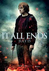 On this scene we can check out harry, ron and hermione arriving at hogwarts through a secret passage with neville. Deathly Hallows Part 2 Ron Poster 3 Harry Potter Fan Zone