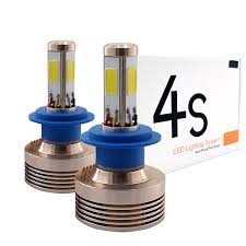 A1 Xenon 2x 4s H7 4 Sided Led Headlight Bulbs 80w Conversion Kit 6000k White Ebay