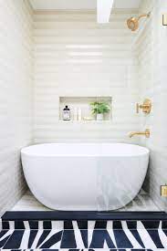 Whatever type, shape and color you choose, an effect of a home spa is guaranteed. Bathroom Design With Walk In Shower And Freestanding Bathtub Free Standing Bath Tub Shower Over Bath Tub Shower Combo