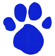 Blue S Pawprint Blues Clues Blues Clues Paw Print Blue S Clues
