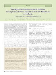 Browse the latest hard copy bond paper or find answers to the frequently asked questions about hard copy below. Pdf Playing Related Musculoskeletal Disorders Among Classical Piano Students At Tertiary Institutions In Malaysia Proportion And Associated Risk Factors