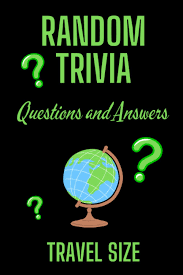 If you don't know how to play multiple trivia questions and answers game with your friends or family then don't worry check below. Random Trivia Questions And Answers Travel Size Multiple Choice Trivia Book Gethyn Lucy 9798721477737 Amazon Com Books