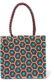 Rixo Betty Beaded Tote Purple Boncuklu Cantalar Canta Modelleri Cantalar